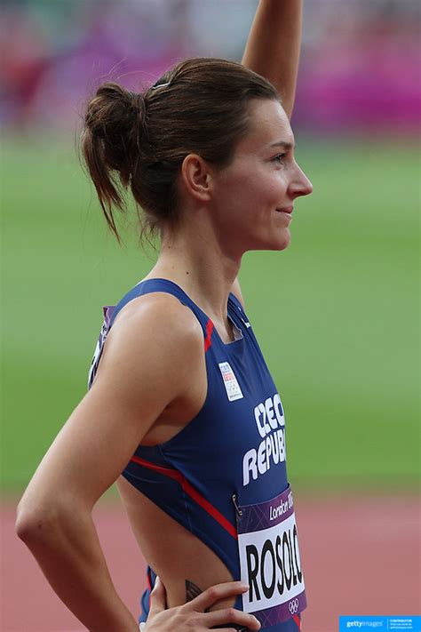 Denisa Rosolova Czech Republic In The Womens 400m Hurdles Tim
