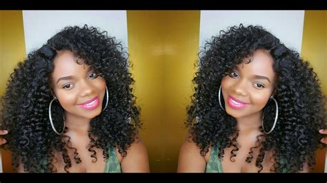 Outre L Part Lace Wig Batik Dominican Curly Bundle Hair Youtube