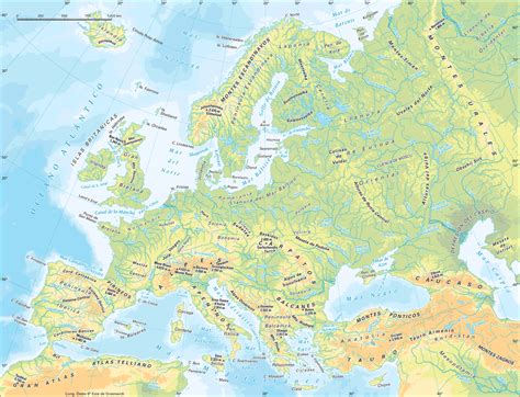Mapa Físico De Europa Mapas Del Mundo Mapa Fisico De Europa Mapas