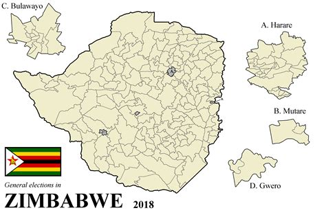 Political map of zimbabwe with international borders, the national capital harare, province capitals, major map is showing zimbabwe and the surrounding countries with international borders, the. A map of Zimbabwe's different districts I made for the upcoming elections. : MapPorn