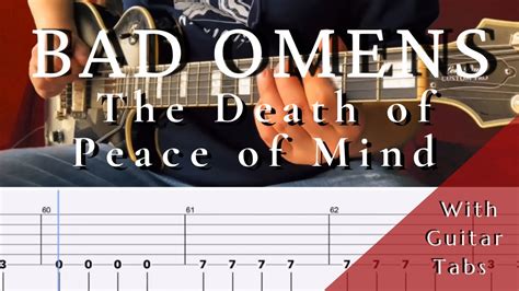 Bad Omens The Death Of Peace Of Mind Guitar Tab Play Along Youtube