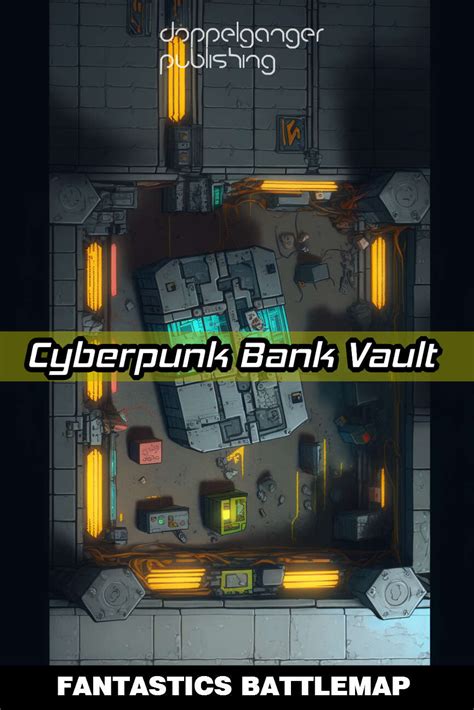 Cyberpunk Battlemap Cyberpunk Bank Vault Doppelgänger Publishing
