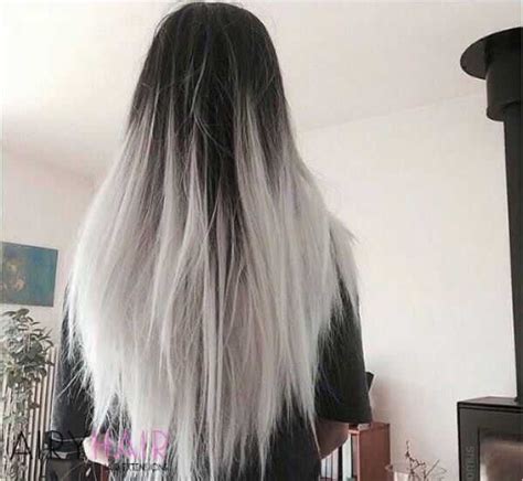 Image Result For Black White Ombre White Ombre Hair Ombre Hair