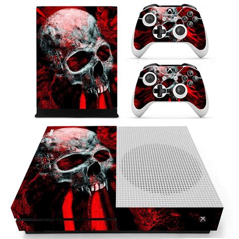 New Model Skull Skin Decal For Xbox One S Skins Sticker For Console 2