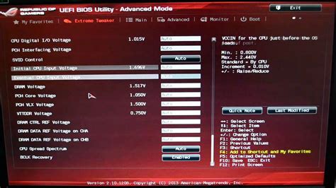 Asus Uefi Bios Overview