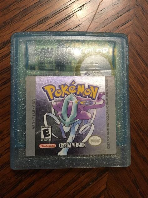 Pokemon Crystal Version Nintendo Game Boy Color 2001 Save Tested 01