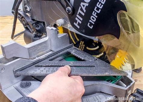 How To Adjust A Miter Saw For Accurate Cuts Saws On Skates® Artofit