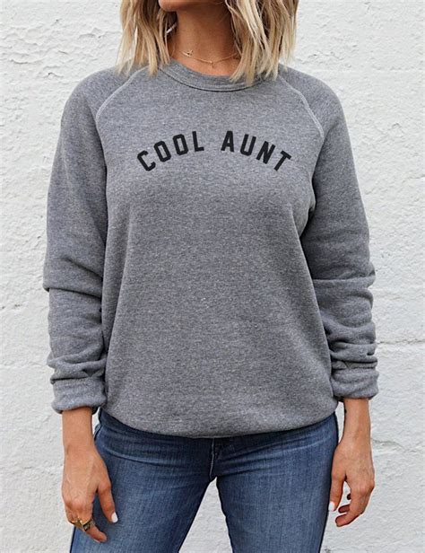 Cool Aunt Sweatshirt Sheshow Aunt Sweatshirt Grey Sweatshirt Sweatshirts