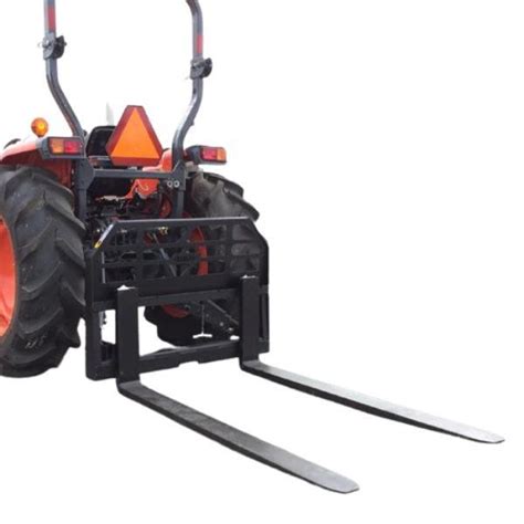 Himac Tractor Pallet Forks 3pl Cat 2 1500kg Adjustable Latch Locked