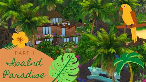 Building An Island Paradise Villa Part 1 Building In The Sims 4