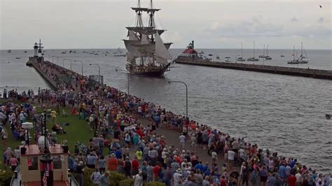 Duluth Tall Ships Parade Of Sail Wave3 Youtube