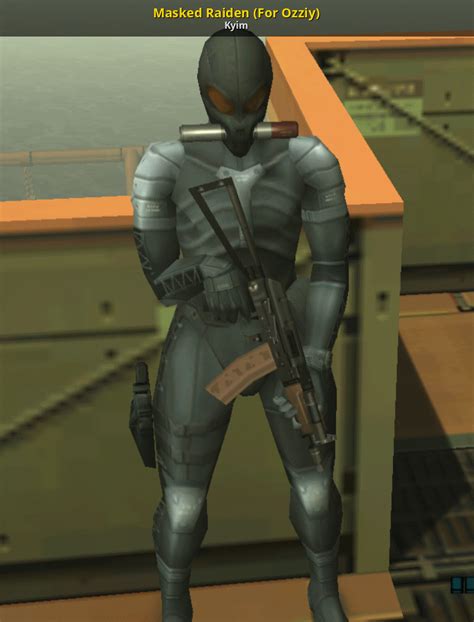 Masked Raiden For Ozziy Metal Gear Solid 2 Substance Mods