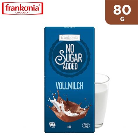 Buy Frankonia Gluten Free No Sugar Added Milk Chocolate 80 g توصيل