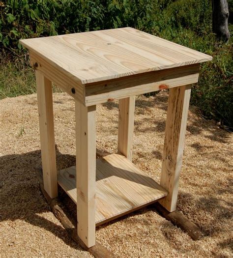 Maybe you would like to learn more about one of these? Sanded Pallet Side Table and Nightstand | Pallet Furniture ...