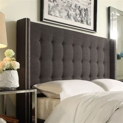 Dark Grey Headboard Bedroom Ideas Full Headboard Bedroom Headboard Queen Headboard