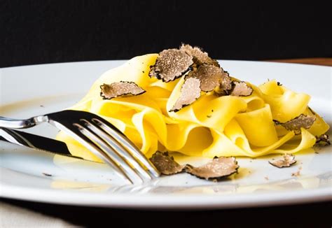 Tagliatelle Egg Pasta With Butter And Black Truffle Tandc Srl