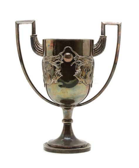 Lot 20 A Chinese Silver Trophy Cup