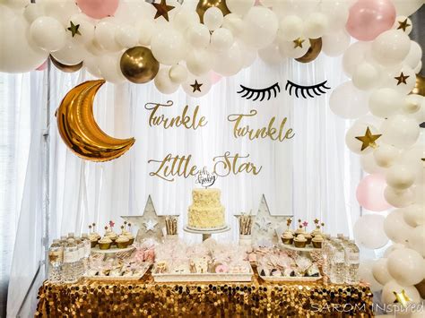 Twinkle Twinkle Little Star Baby Shower Sarom Inspired Baby Girl