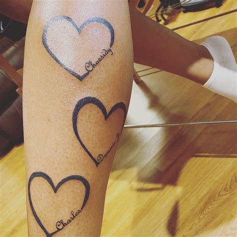 Innovations In Heart Tattoos With Names In Them For A Fun And Playful