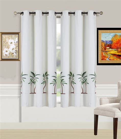 Zebra embossed insulated thermal blackout window drape 84l. 2-Piece Palm Tree Printed Lined Blackout Grommet Window ...