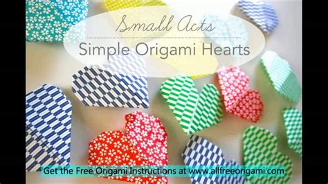 Origami Heart Pop Up Card Youtube