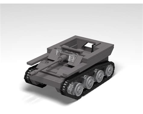 Lego Moc Asu 57 Tank Destroyer By Gunsofbrickston Rebrickable Build