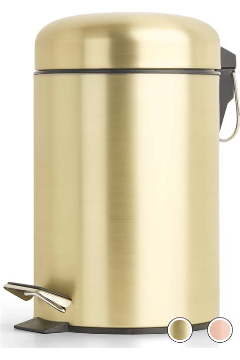Kitchens and bathrooms can be made beautiful with tile and ceramic sinks. MADE Bathroom 3l Bin, Brass. Express delivery. Lilo Bins ...