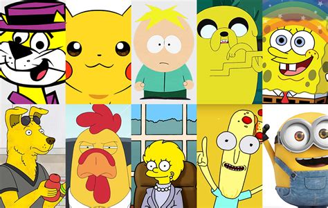Why Are So Many Cartoon Characters Yellow