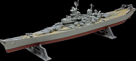 Revell Monogram Ships 1535 Uss Missouri Battleship Plastic Model Kit