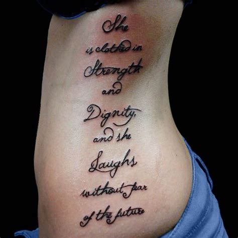 Meaningful Tattoo Quotes About Life Tattoo Tattoo Quotes Rib