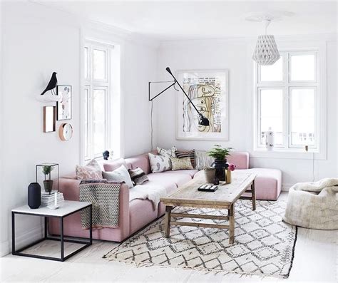 16 Chic Blush Pink Sofas And How To Style Them