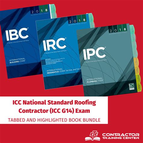 National Standard Roofing Contractor Icc G14 Exam Tabbed And Highlig