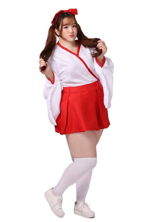 Bs Anime Costume Plus Size Kimono Japanese Miko Dress 1x 5x 14 32