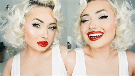 Marilyn Monroe Pin Up Inspired Makeup Look