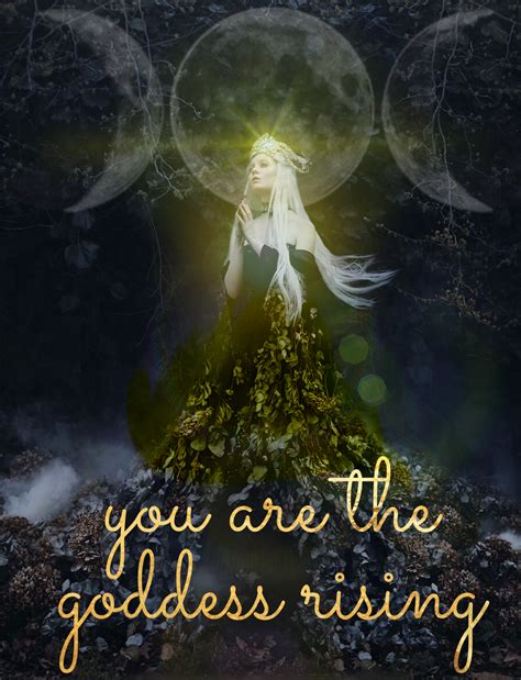 You are the Goddess Rising Photo Art Shikoba WILD WOMAN SISTERHOODॐ