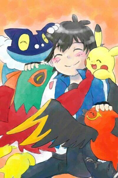 Ash Ketchum And Pikachu With Their Kalos Pokémon Team ♡ I Give Good Credit To Whoever Made