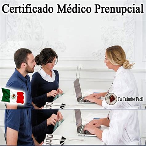 Certificado Medico Prenupcial Mexico Actualizado Marzo