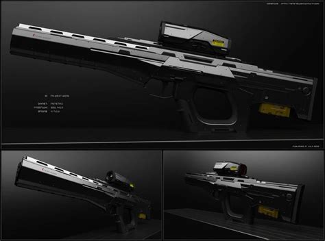 Rifle Concept Pk 29 07 2016 By Peterku On Deviantart Sci Fi Weapons