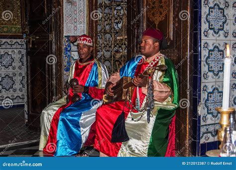 Marrakesh Morocco Oct 22 2019 A Group Of Musicians Playing