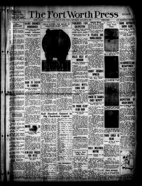 The Fort Worth Press (Fort Worth, Tex.), Vol. 5, No. 79, Ed. 1 Saturday