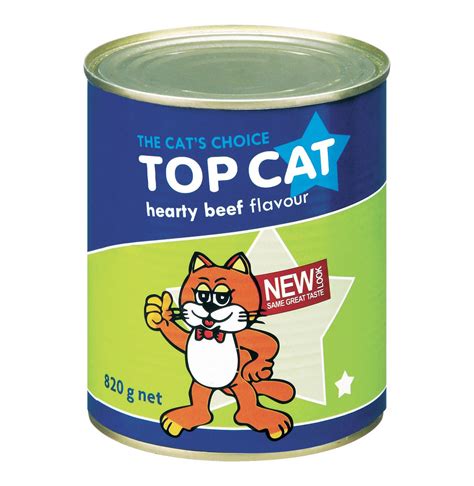 Top Cat Tinned Cat Food With Images Cat Top Cat Food Food