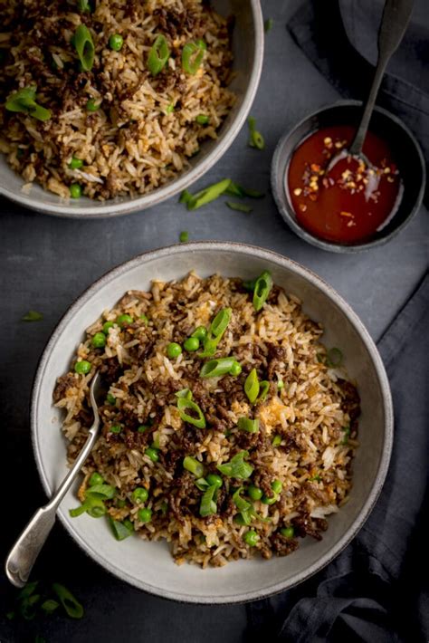 Minced Beef Fried Rice Nickys Kitchen Sanctuary Insidewales