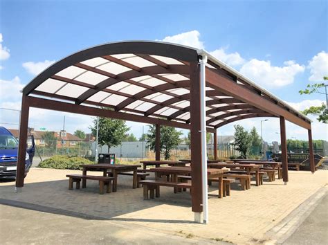 Outdoor Dining And Seating Areas For Schools Canopies