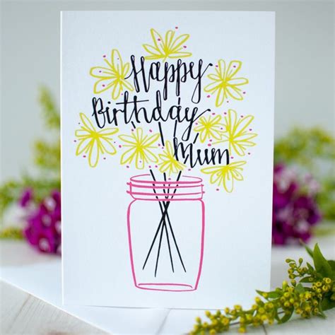 Check spelling or type a new query. Happy Birthday Mum card | Birthday card drawing, Birthday ...