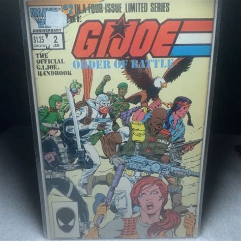 Gi Joe Order Of Battle The Official Handbook Comic Jan 2 1987 65 75