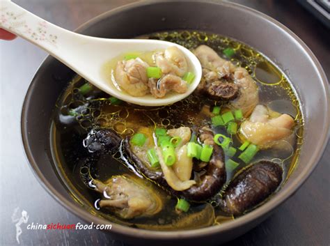 Pour the mixture over the chicken. Chicken Mushroom Soup | China Sichuan Food