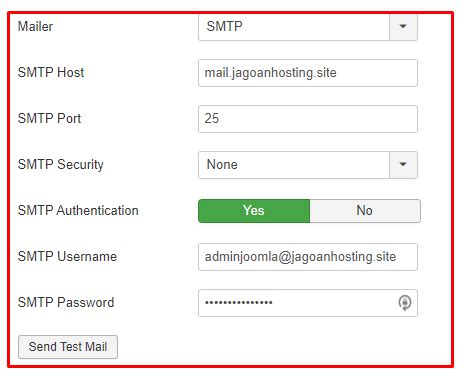 Konfigurasi SMTP Di Joomla Knowledge Base Jagoan Hosting Indonesia