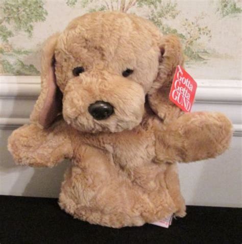 Gund Hand Puppet Puddles Puppy 9 Inches Plush Hand Puppets Gund Plush