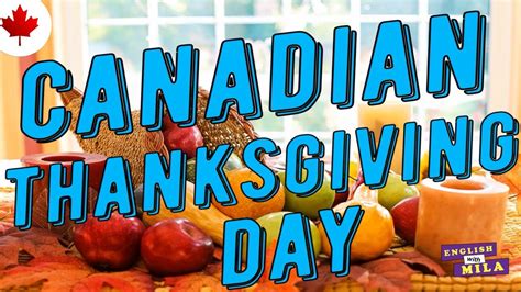 Thanksgiving Day In Canada Canadian Thanksgiving Day 2020 Youtube