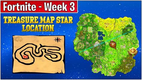 fortnite battle royale salty springs treasure map location guide season 4 challenge youtube